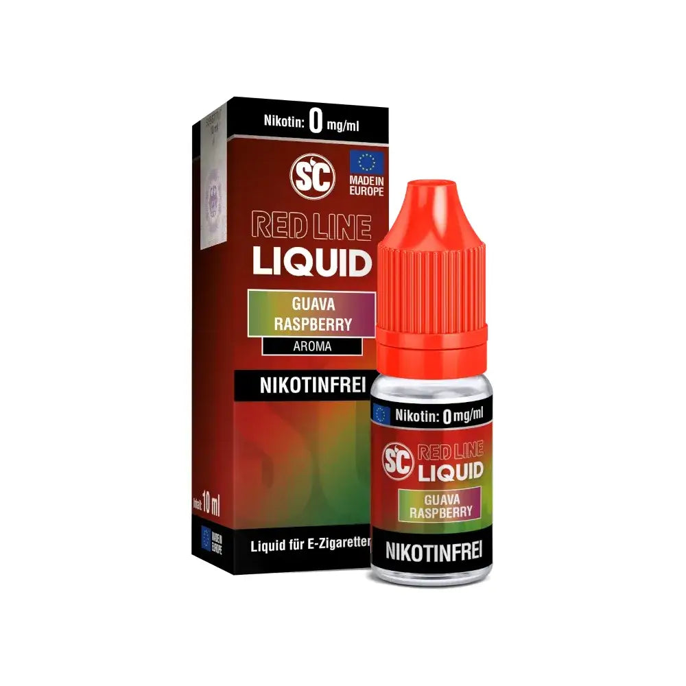 SC - Red Line -  Guava Raspberry  - freebase Nikotin Liquid 10 ml