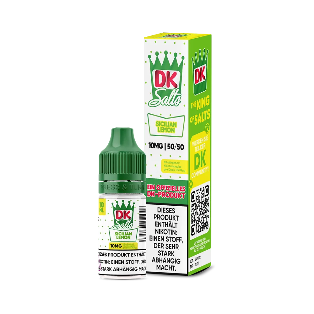 DK SALTS Nikotinsalz - Sicilian Lemon - Liquid 10ml