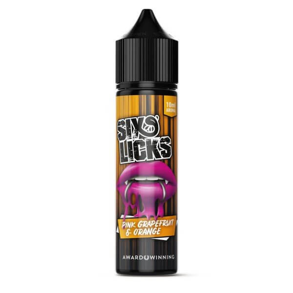 SIX LICKS - Pink Grapefruit & Orange - 10 ml Aroma - Haus des Dampfes