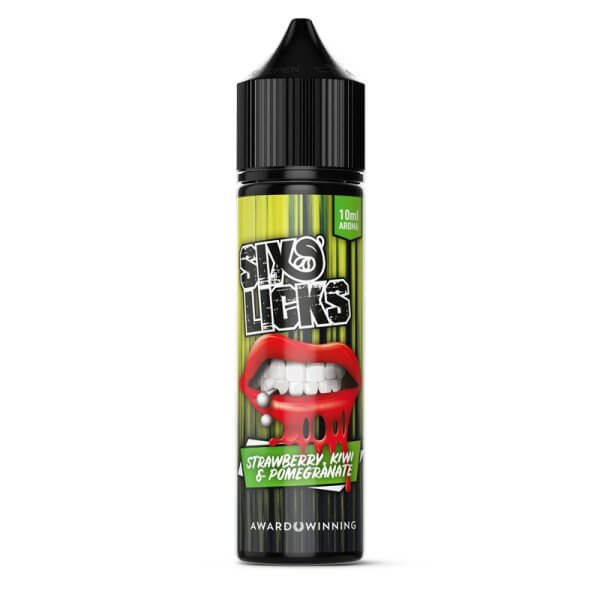 SIX LICKS - Strawberry Kiwi & Pomegranate - 10 ml Aroma - Haus des Dampfes
