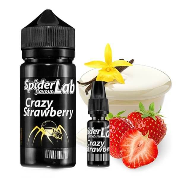 SPIDERLAB - Crazy Strawberry - 11 ml Aroma - Haus des Dampfes