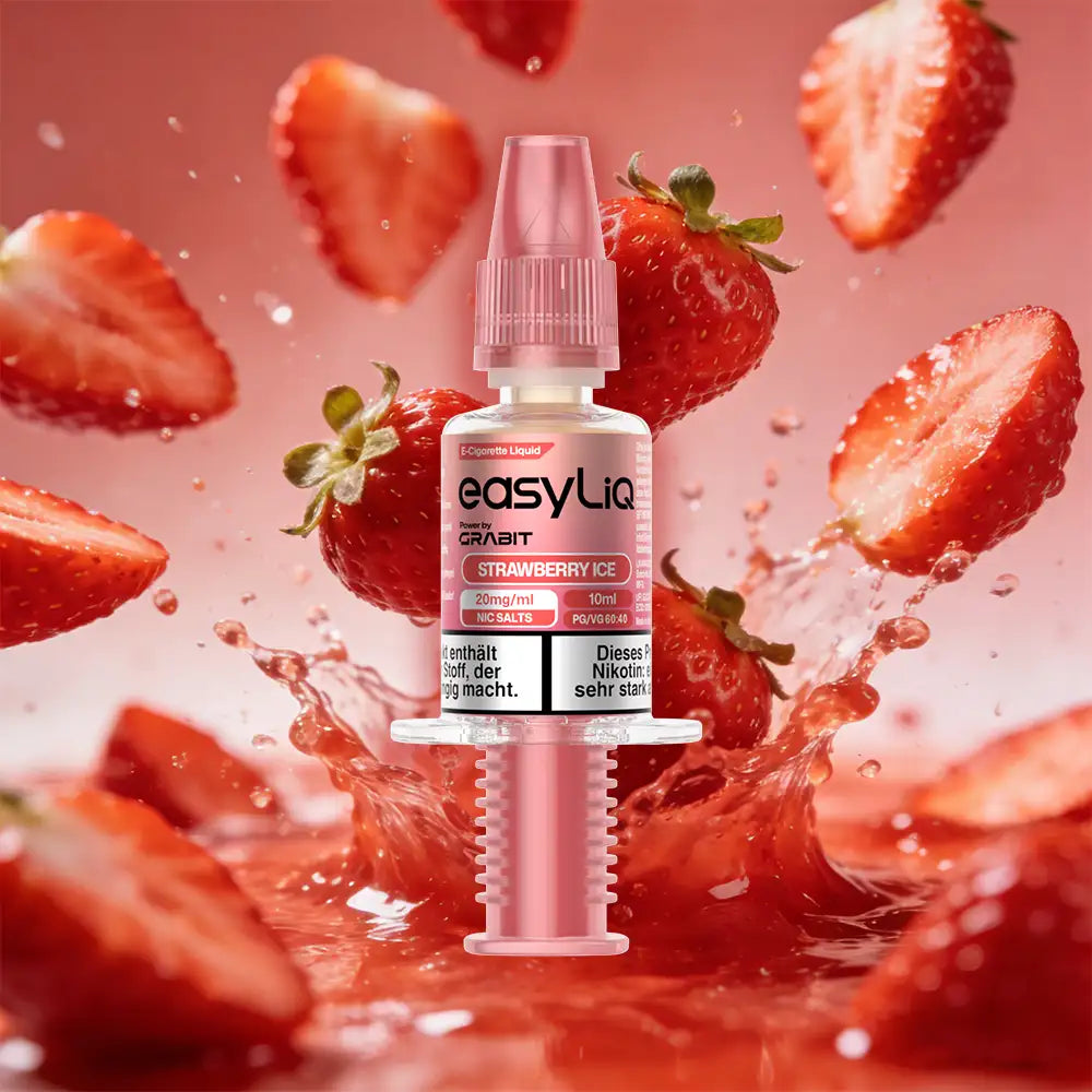 GRABIT - easyLIQ - Strawberry Ice - Nikotinsalz - 10ml