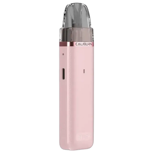 Uwell Caliburn G3 Lite Pod Kit in pink, designed for MTL and RDL vaping with user-friendly features.