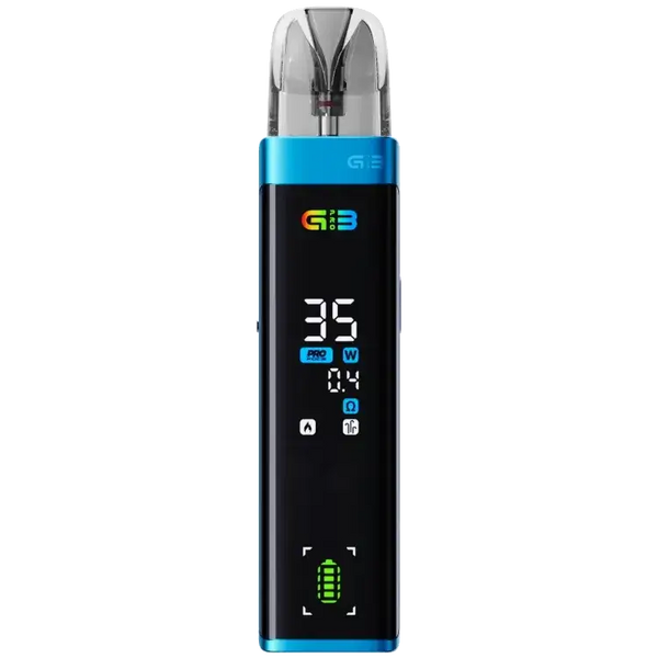 Uwell Caliburn G3 Pro E-Zigarette mit LED-Display, 1000 mAh Akku und kompaktem Design.
