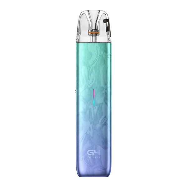 Uwell Caliburn G4 Mini Pod Kit in vibrant gradient colors showcasing its compact design and user-friendly features.