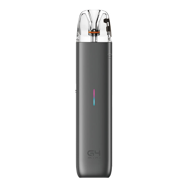 Uwell Caliburn G4 Mini Pod Kit in sleek gray design, compact and lightweight for easy vaping on-the-go.
