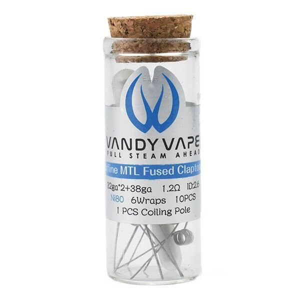 Vandy Vape - Prebuilt Ni80 Superfine MTL Fused Clapton Coil - 1.2 Ohm - P2 - Haus des Dampfes