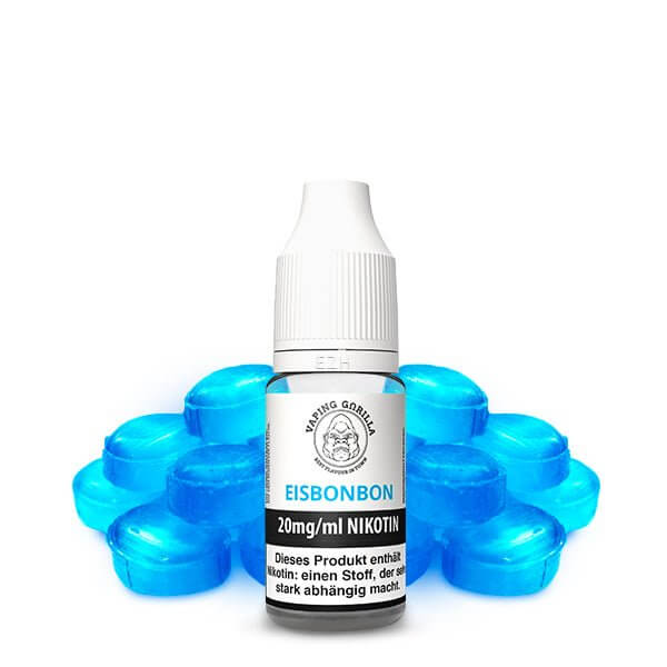 VAPING GORILLA - Eisbonbon - Nikotinsalz - 10ml - Haus des Dampfes