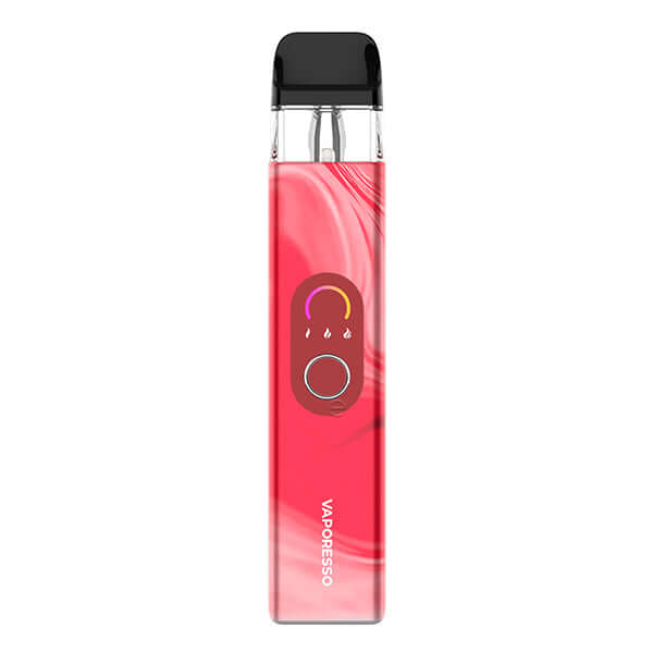 Vaporesso XROS 4 E-Zigarette in red color, featuring a sleek design and user-friendly interface.