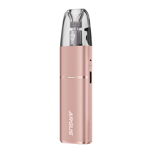 Voopoo Argus G3 Mini Pod Kit in rose color, compact and portable design for powerful vaping.