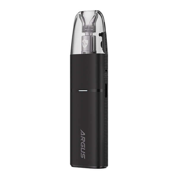 Voopoo Argus G3 Mini Pod Kit in sleek black design, compact and portable for on-the-go vaping.