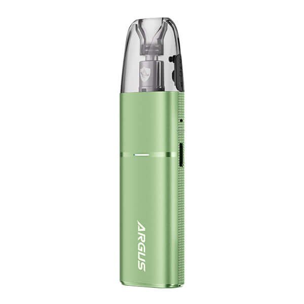 Voopoo Argus G3 Mini Pod Kit in green, compact and powerful design for vaping enthusiasts.