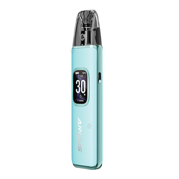 Voopoo Argus G3 Kit in turquoise, compact pod system with 1500 mAh battery for MTL and RDL vaping.