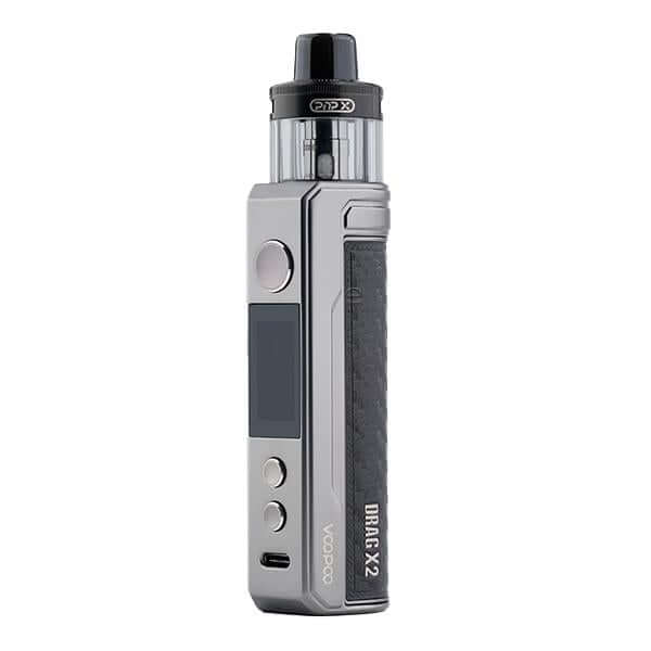 VooPoo Drag X2 Pod Kit in sleek design for powerful DL and RDL vaping experience.