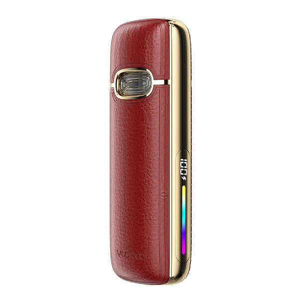 VooPoo VMATE E2 E-Zigarette in red and gold, compact design for MTL and sub-ohm vaping.