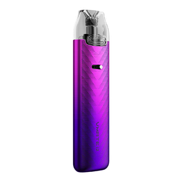 VooPoo VMATE i2 Pod kit in vibrant purple, compact design for MTL and RDL vaping.