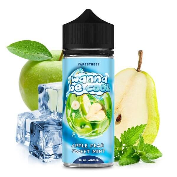 WANNA BE COOL - Apple Pear Sweet Mint - 20 ml Aroma - Haus des Dampfes