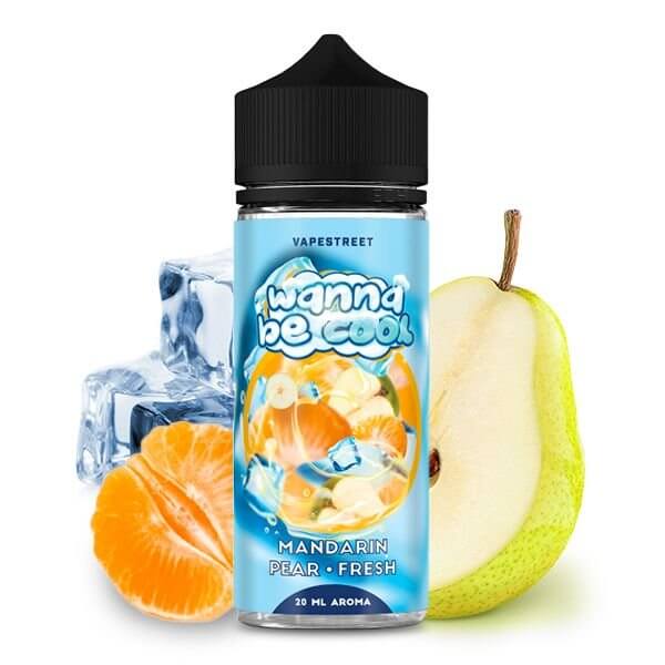 WANNA BE COOL - Mandarin Pear Fresh - 20 ml Aroma - Haus des Dampfes