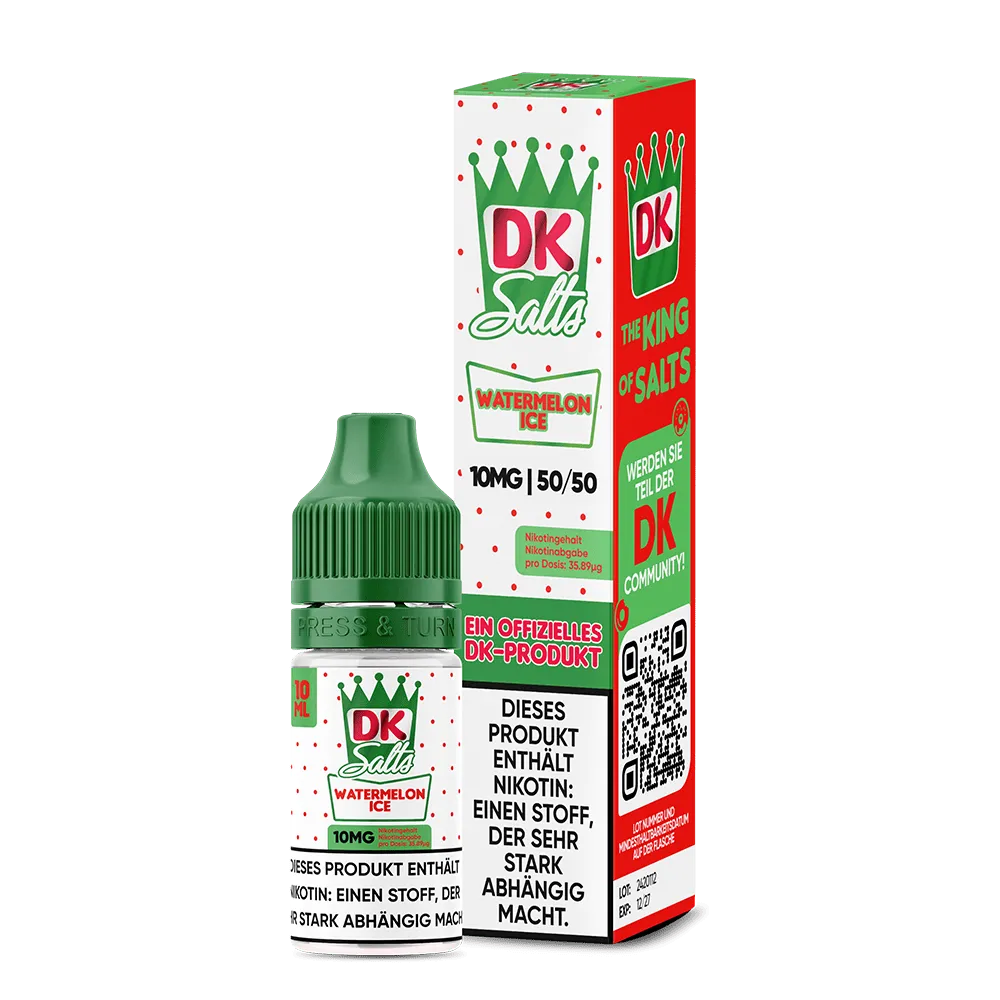 DK SALTS Nikotinsalz - Watermelon Ice - Liquid 10ml