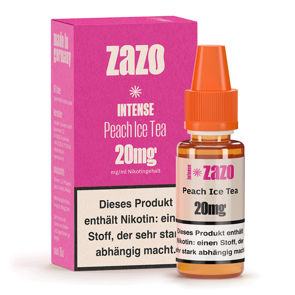 ZAZO INTENSE - Peach Ice Tea - Nikotinsalz Liquid