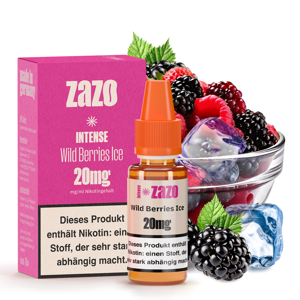 ZAZO INTENSE - Wild Berries Ice Nikotinsalz Liquid - 10ml